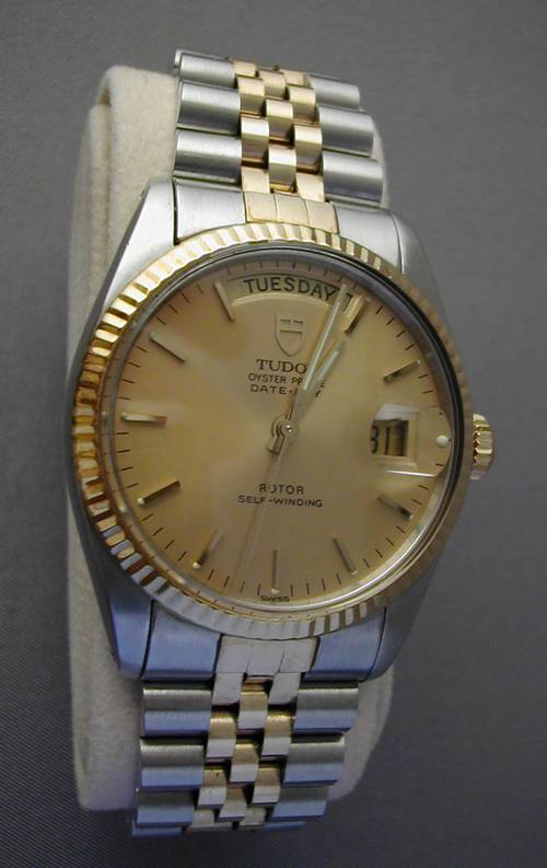 Rolex Tudor Date Day Two Tone Prince 