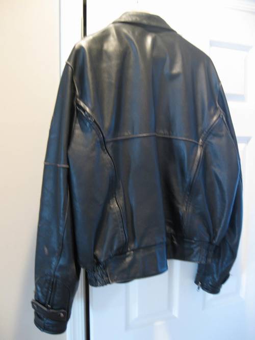 Firstgear Men’s V-Bomber Leather Motorcycle Jacket XL – RonSusser.com