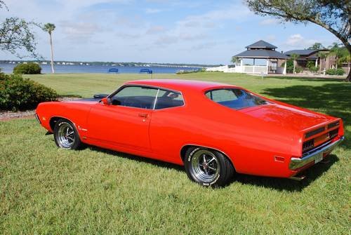 1970 Ford Torino Cobra 429 Ram Air 4 Speed Calypso Coral Magazine Car ...