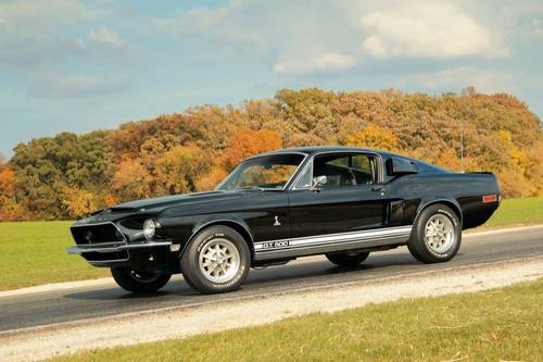 1968 Ford Shelby GT500 Fastback Black on Black – RonSusser.com