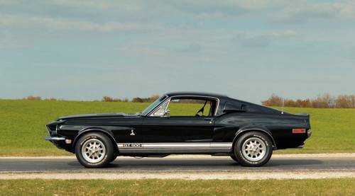 1968 Ford Shelby GT500 Fastback Black on Black – RonSusser.com