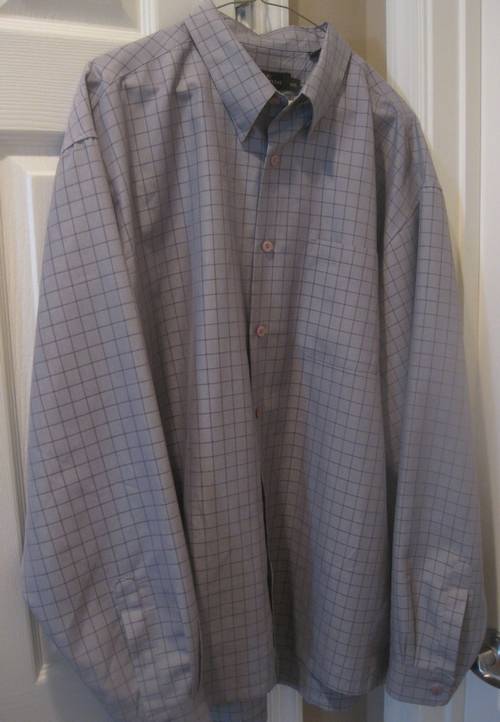 Bugatchi Uomo Men’s Long Sleeve Button Front Shirt XXL – RonSusser.com