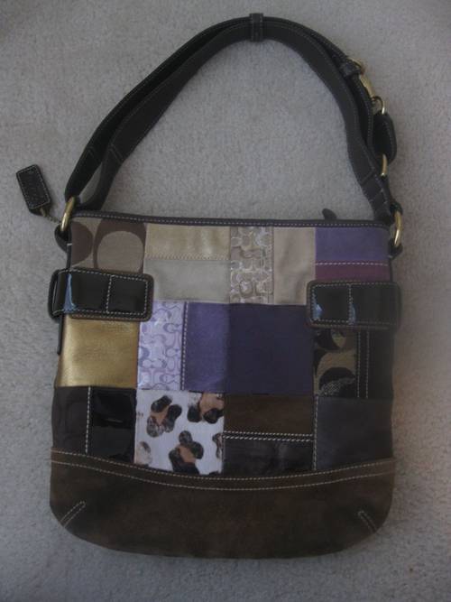 Coach Authentic 3573 Limited Edition Patchwork Holiday Duffel Purse ...