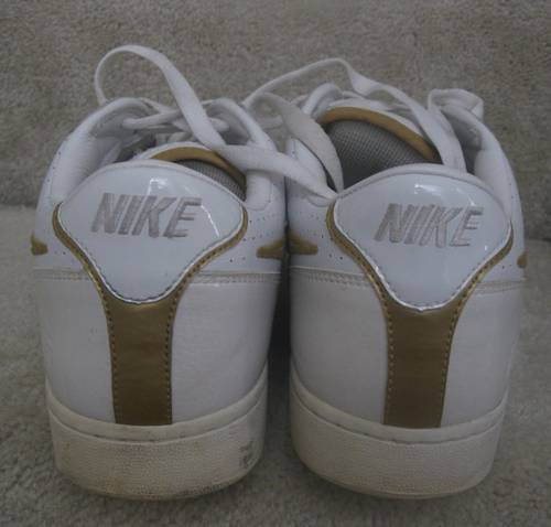 NIke Mens Air Zoom Infiltrator Low Premium White/Gold Style Size 10.5