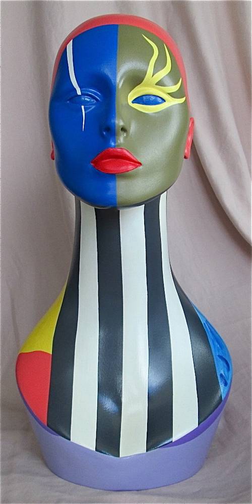 Rick Garcia Hand Painted Mannequin Head 2 You ve Got To See This