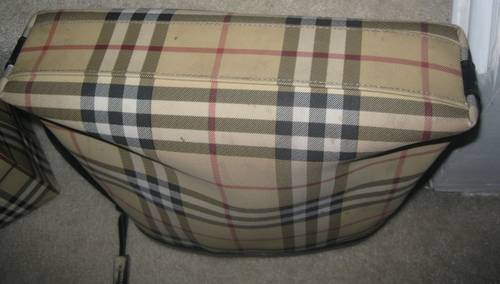 Burberry Nova Check Plaid Tote Bag Handbag Purse Designer Authentic –