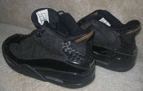 2005 Nike Air Jordan Dub Zero Black/Black-Taupe 311046-001 Size 9