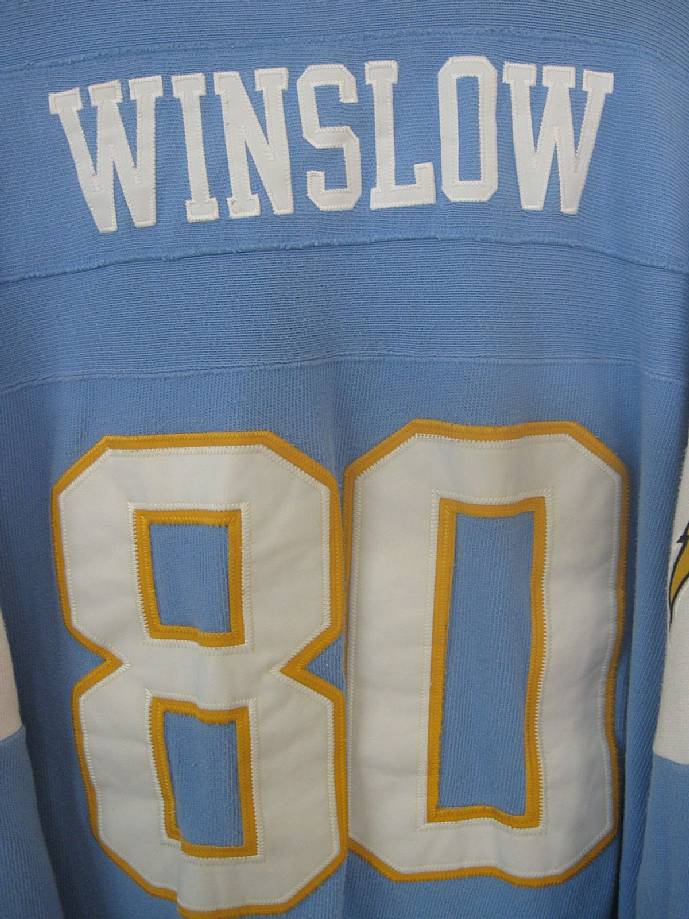 Kellen Winslow San Diego Chargers Throwback Jersey Produced By