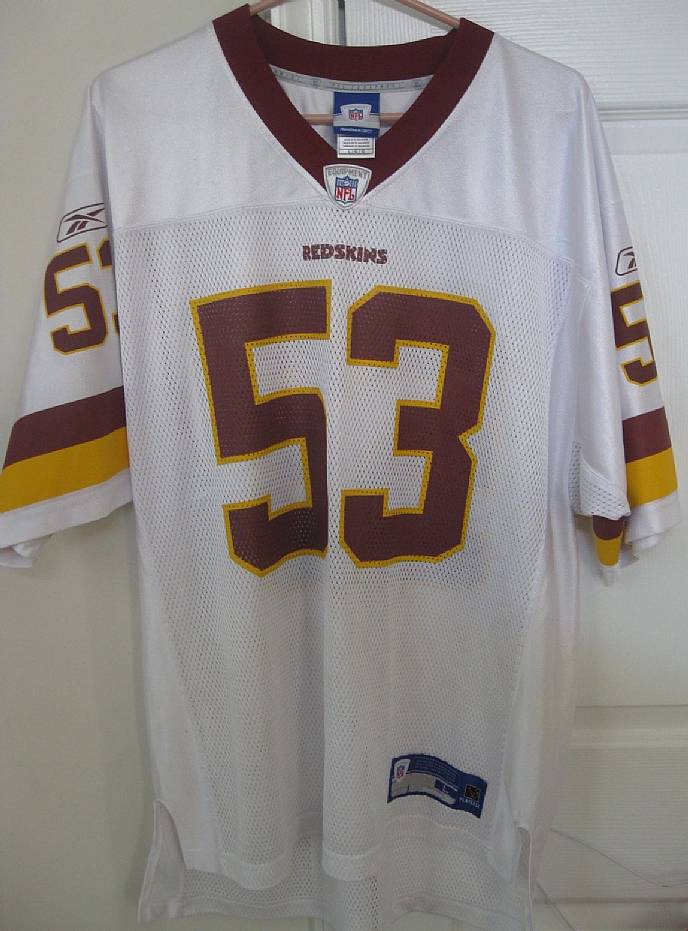 NFL Washington Redskins Marcus Washington Replia White Jersey 