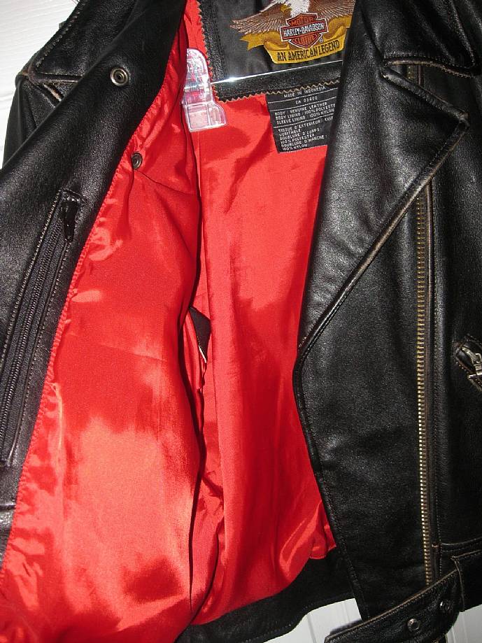 Harley Davidson Authentic Vintage Ladies Leather Jacket Medium ...