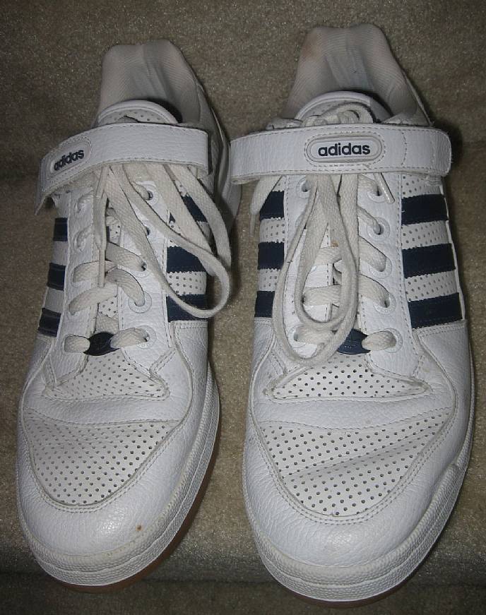 Adidas Mens Sneakers Size 13 PWC 681001 White with Black Stripes ...