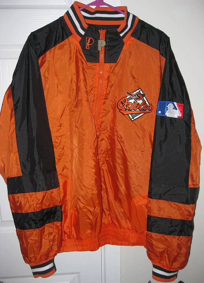 MLB Baltimore Orioles Reversible Half Zip Pullover Jacket Large by Pro