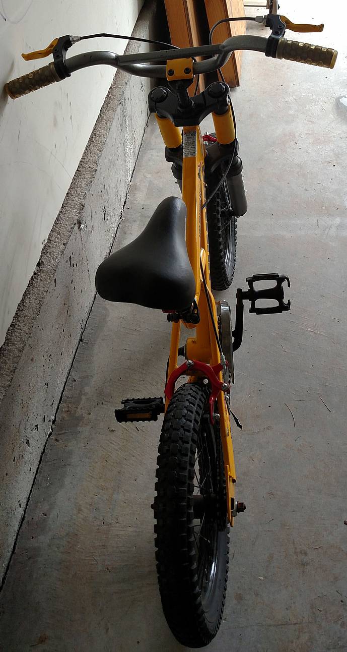 Hummer H16 Kids Special Edition 16 Inch Bike Yellow Front Shocks ...