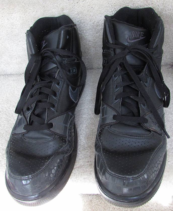 2008 Nike Air Assault High Top Basketball Shoes Size 13 Black 315064 ...