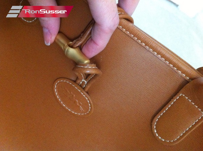Vintage Longchamp Roseau Heritage Tan Leather Tote Handbag Large GORGEOUS –