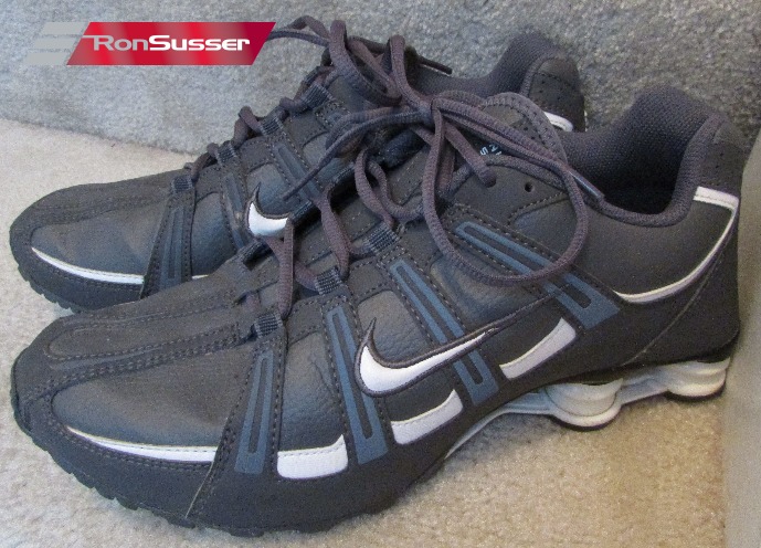 Nike Mens Shox Turbo SL Dark Gray/White -525248 011- Running Shoes Size ...