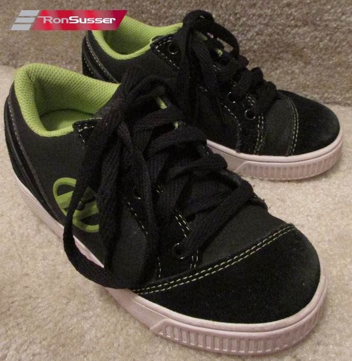 Boys Heelys Roller Shoes Size Youth 13C Style #7941C Black Neon Green ...