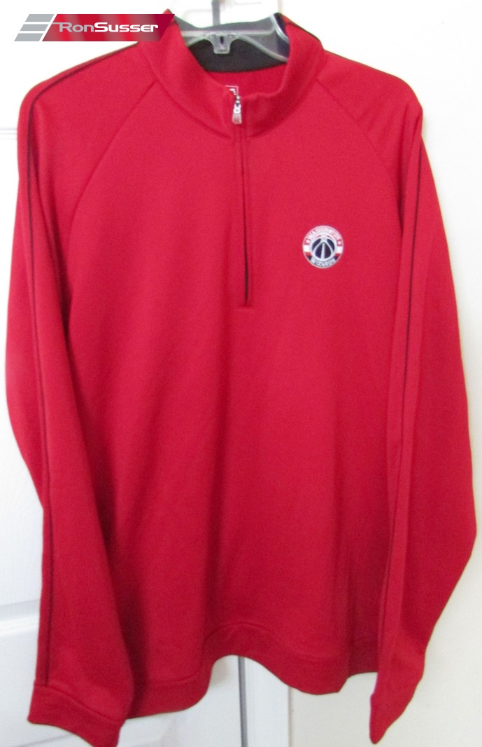 NBA Washington Wizards Red Half Zip Pullover Sweater by Adidas 2XL ...