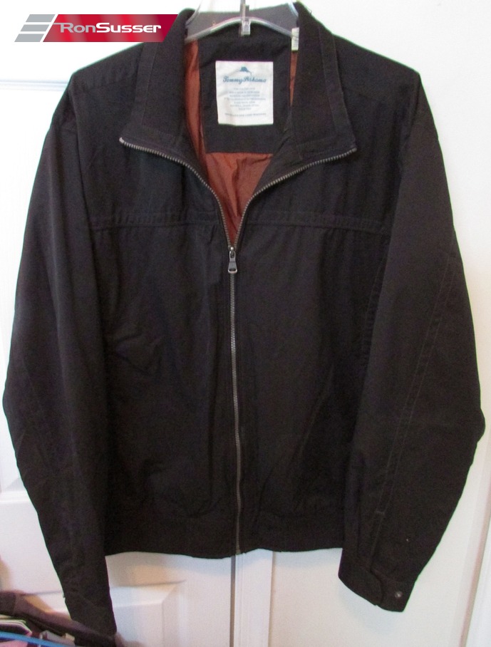 Tommy Bahama Full Zip Light Weight Black Jacket XL EUC – RonSusser.com