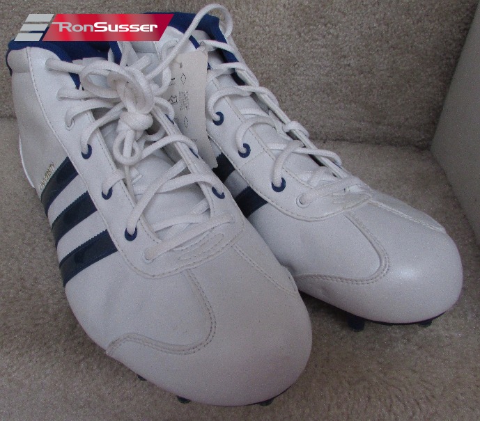 Adidas University LE Mid Mens Football Cleats Shoes Size 12.5 White ...