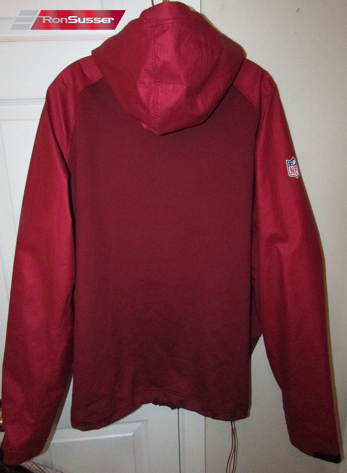 NFL Washington Redskins Team Issued Full Zip Hoodie Rain Coat 2XL by Nike –