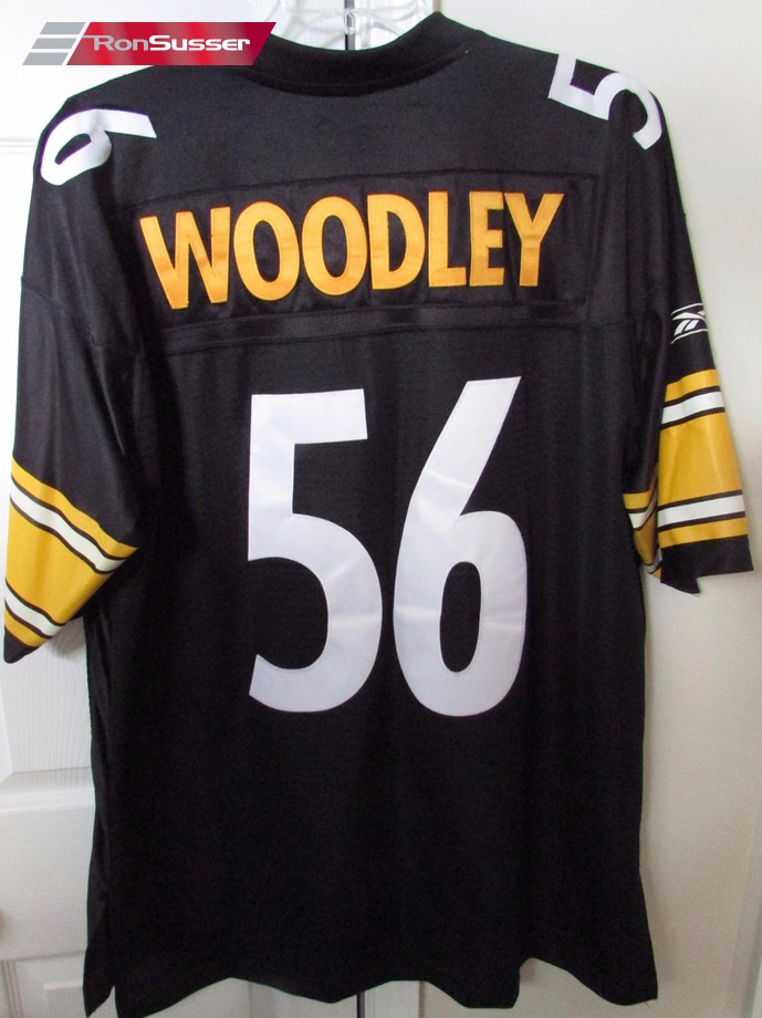 NFL Pittsburgh Steelers #56 LaMarr Woodley Jersey XL 