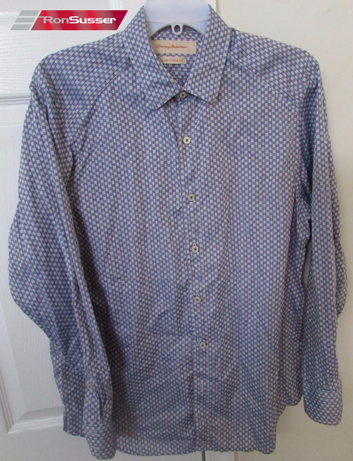 Tommy Bahama 100% Cotton Mens Long Sleeve Casual Shirt Sz Small Great ...