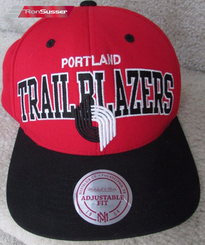 NBA Portland Trail Blazers Baseball Cap Hat Mitchell Ness ...