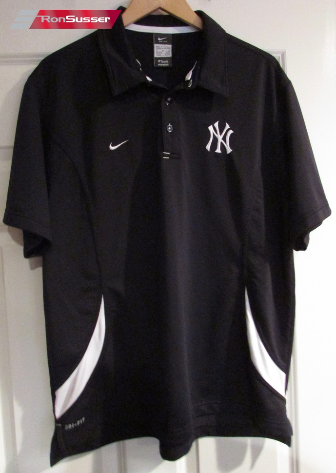 yankees dri fit polo