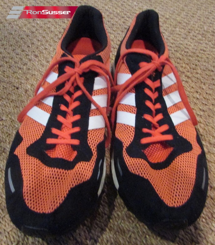 ADIDAS Adizero Adios 3 Solar Red Orange Black Running Shoes Trainers ...