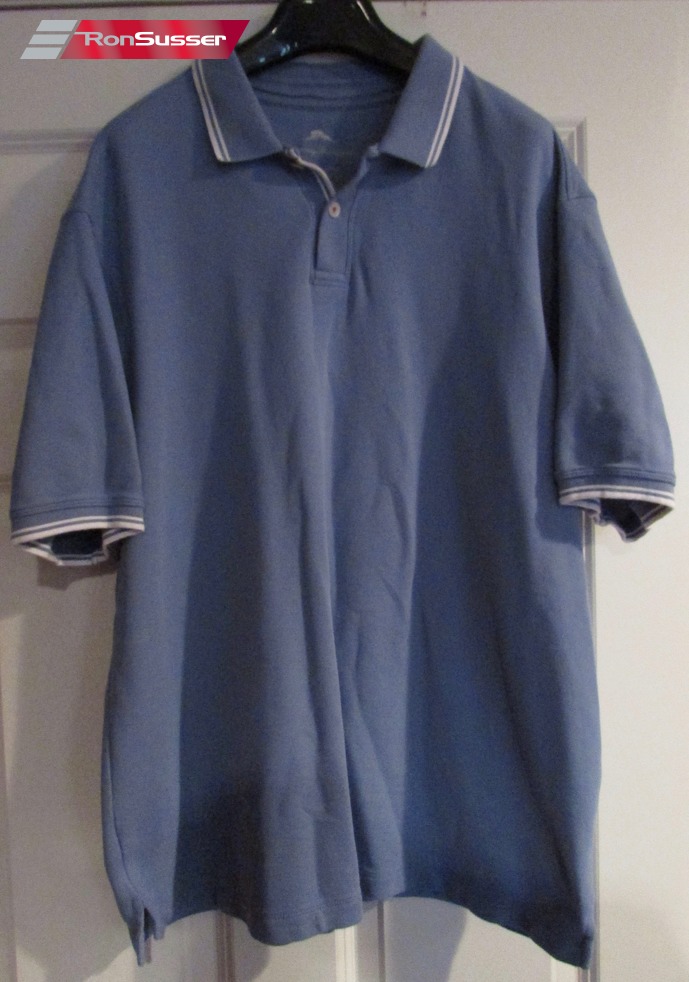 Tommy Bahama 100% Pima Cotton Mens Short Sleeve Polo Golf Shirt XL Blue ...