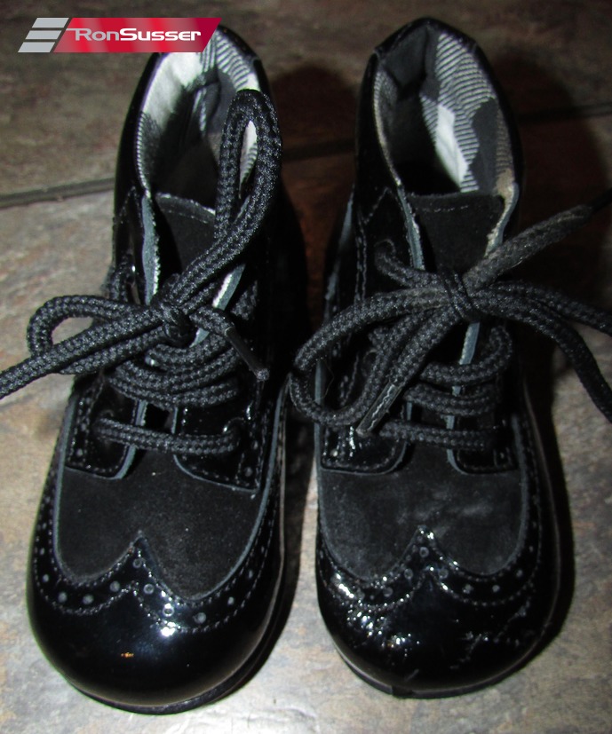 Burberry Black Infant Toddler Booties Boots Size EU 20 US 4.5