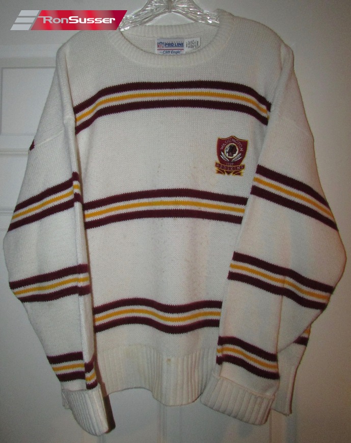 NFL Washington Redskins Sweater by Pro Line Cliff Engle Large Vintage –