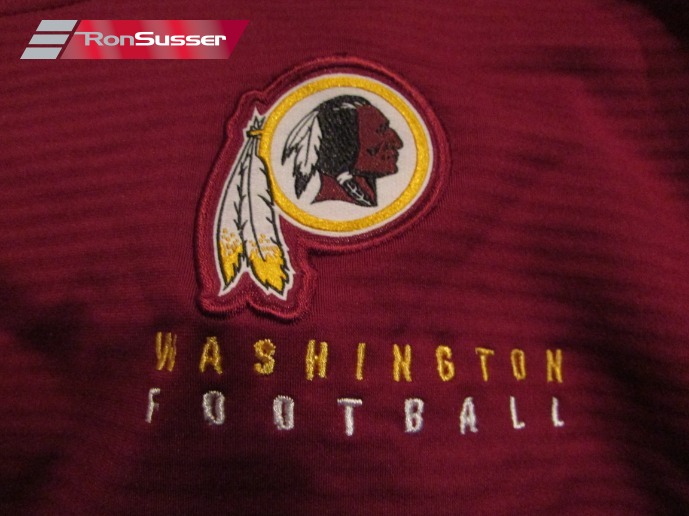 NFL Washington Redskins Football Team Issued Long Sleeve Burgundy Shirt ...
