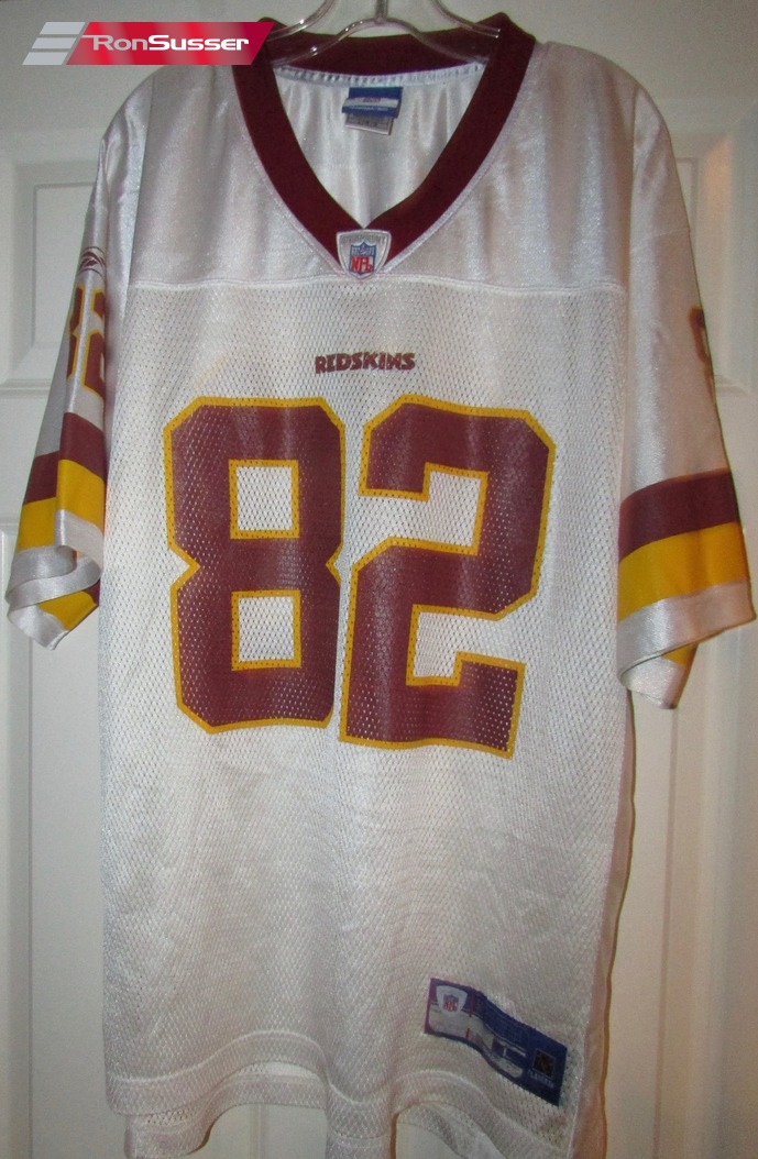 82 ANTWAAN RANDLE EL Washington Redskins NFL WR Grey Throwback Jersey