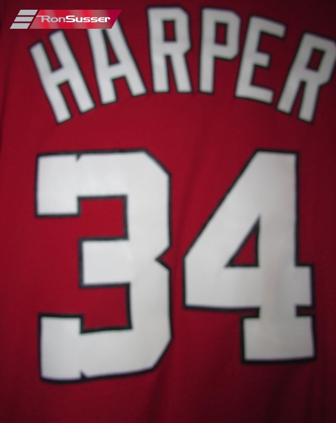 MLB Washington Nationals Nats Bryce Harper #34 Jersey Size Large by ...