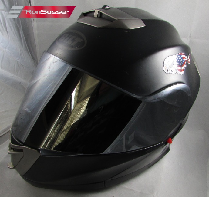Bilt Matte Black Evolution Modular Motorcycle Helmet Size XL
