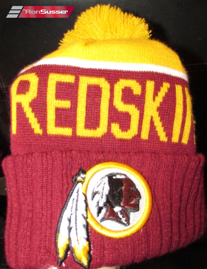 NFL Washington Redskins Vintage Winter Knit Cap Hat with Pom Poms